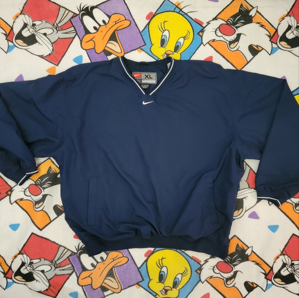 Y2k Vintage NIKE navy Windbreaker